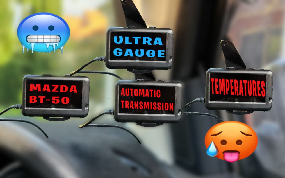 UltraGauge Mazda BT50 Automatic Transmission Temperature